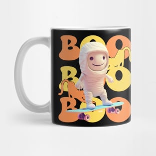 mummy play skateboard Mug